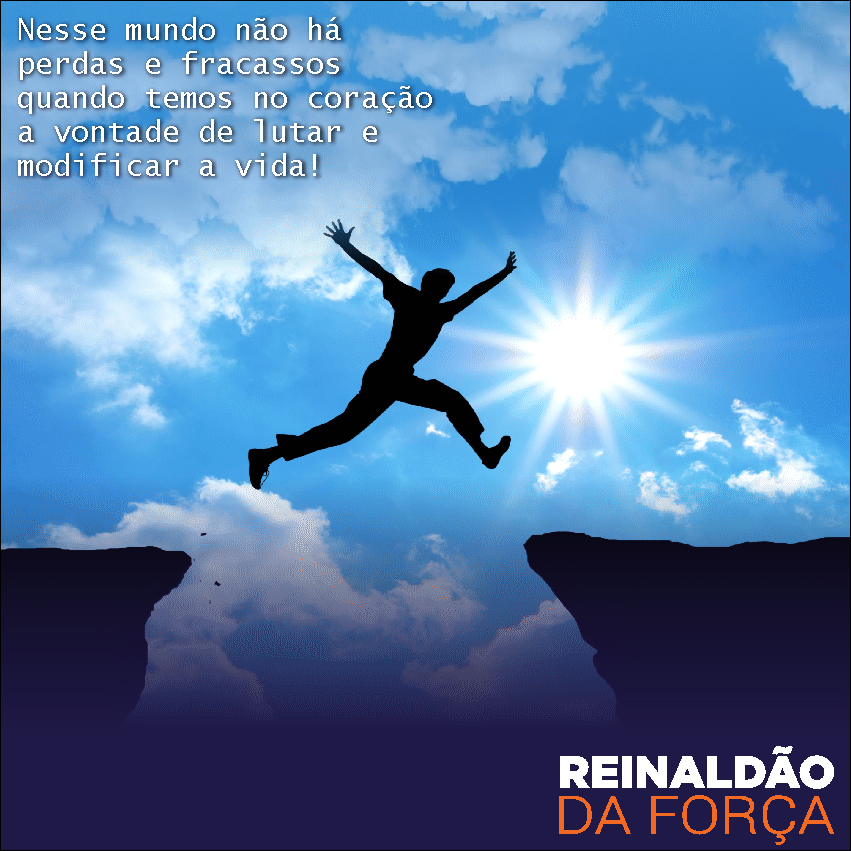 neste mundo não há perdas e fracassos