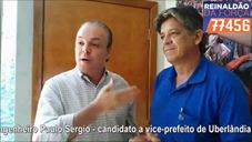 Eng. Paulo Sérgio grava mensagem de apoio a Reinaldão da Força para vereador